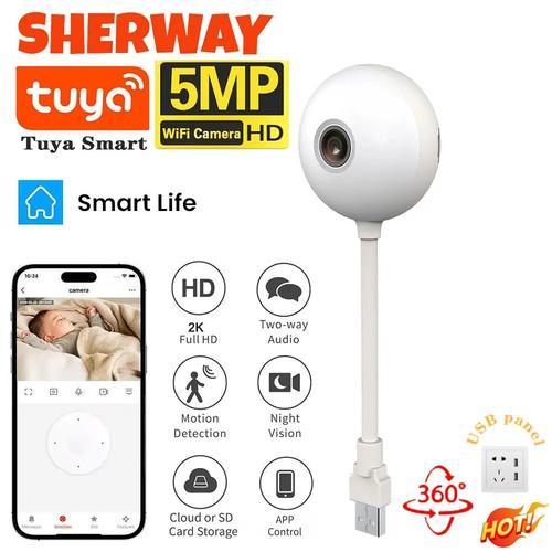 Tuya 5mp mini telecamera - mini, di
